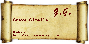 Grexa Gizella névjegykártya