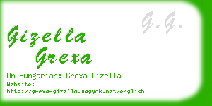 gizella grexa business card